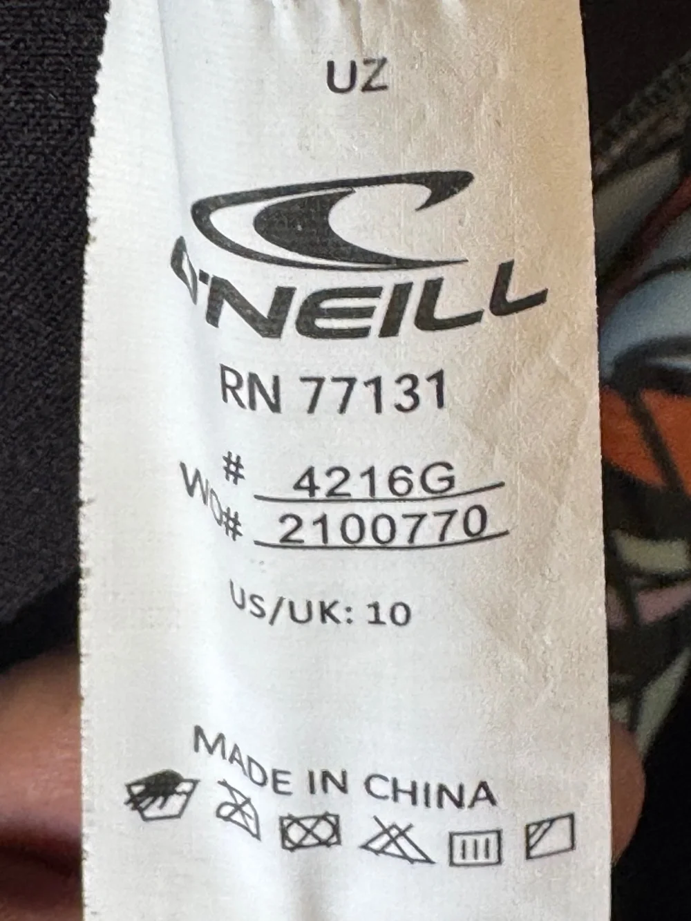 O'Neill Youth Girl's Epic 4/3 Back-Zip Wetsui Size 10